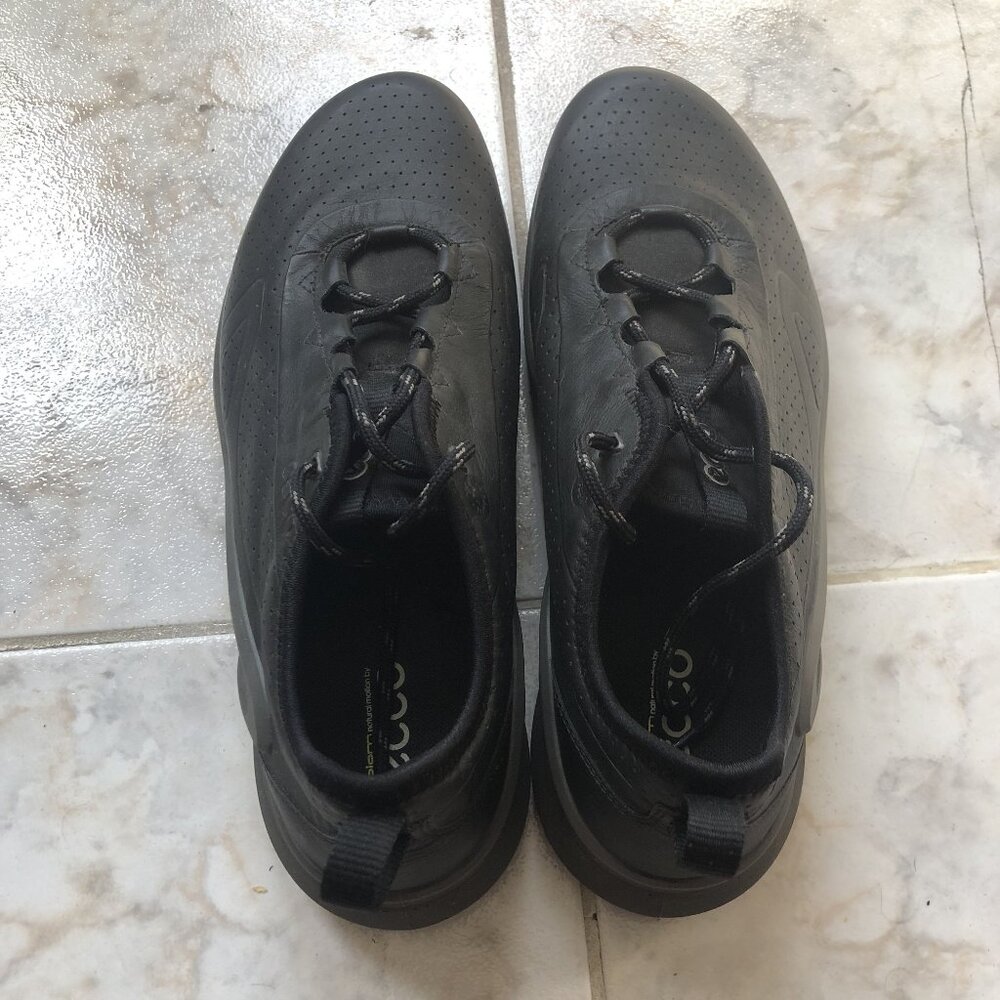 Black Ecco Biom Sneakers Yak Leather EU 41